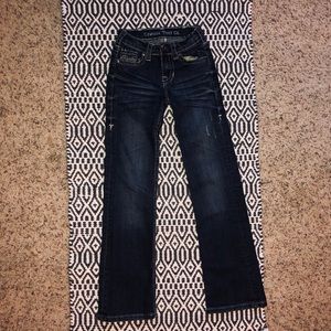 Girls Cowgirl Tuff Boot Cut Jeans size 8